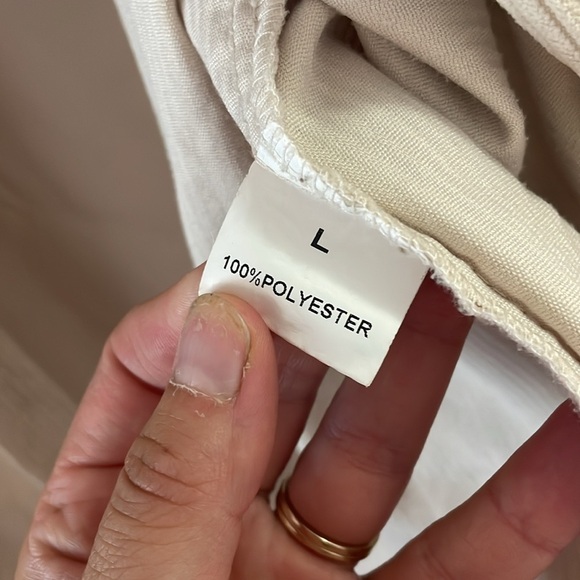 Offwhite Shacket Faux Corduroy - Picture 3 of 6